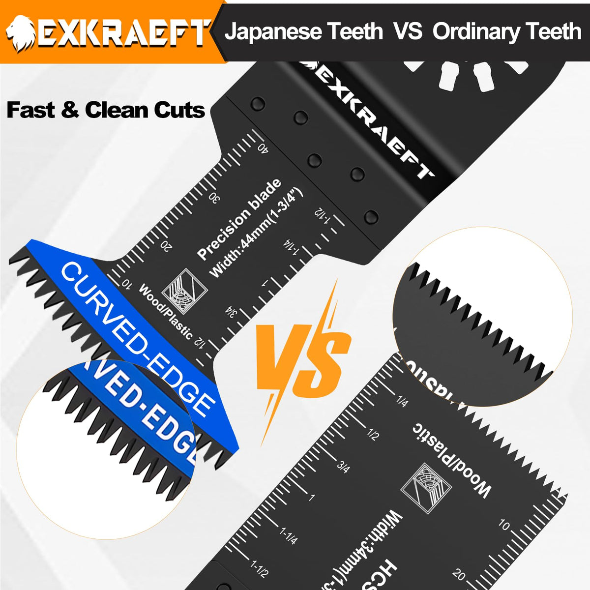 EXKRAEFT Stainless Steel Scrapers included for scraping tasks