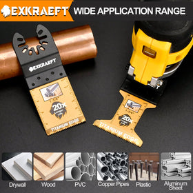 EXKRAEFT titanium-coated blade offering longer life and durable performance