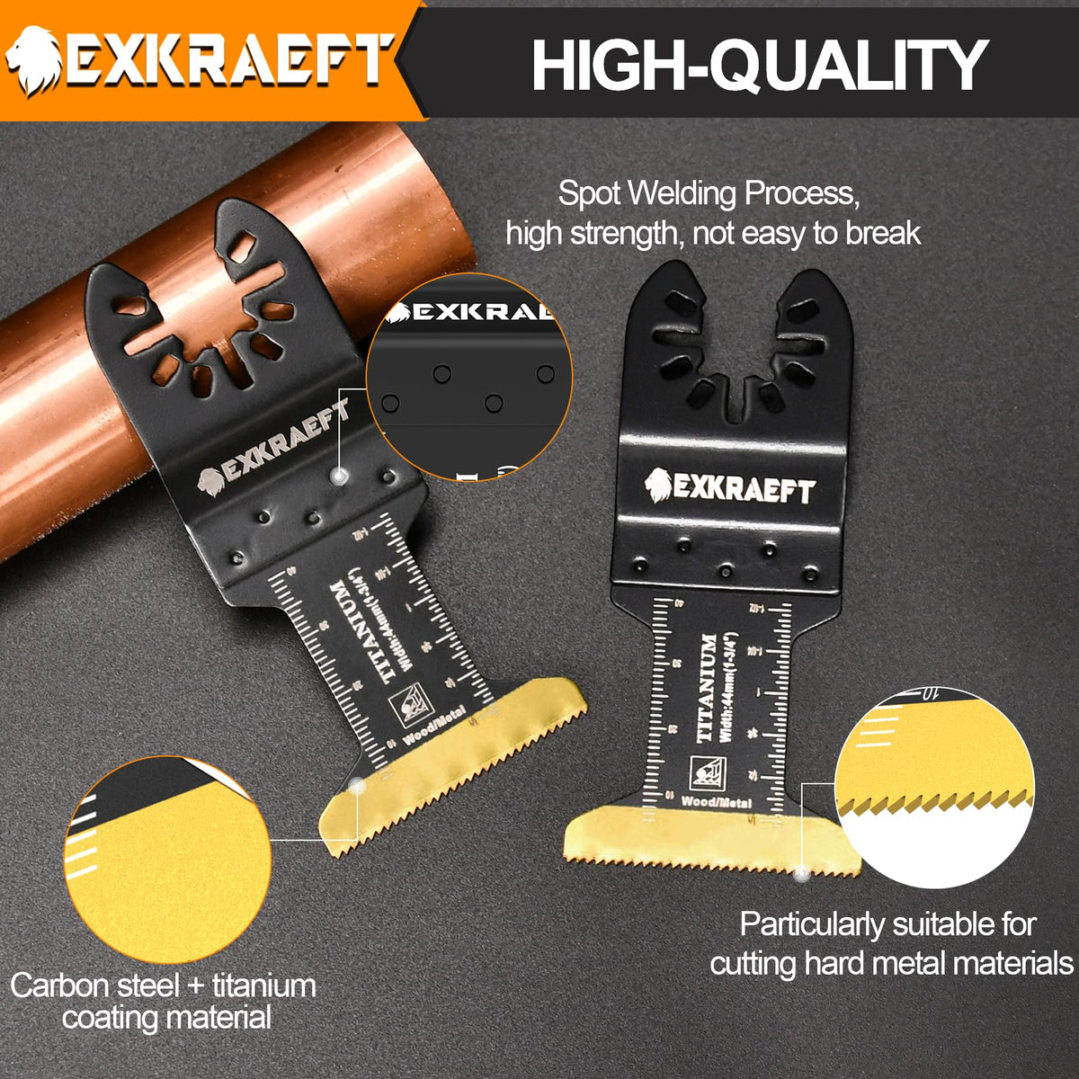 EXKRAEFT blade for window remodeling and precise trimming.