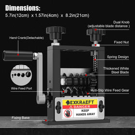 EXKRAEFT Wire Stripper with durable ergonomic build reduces fatigue during long sessions.