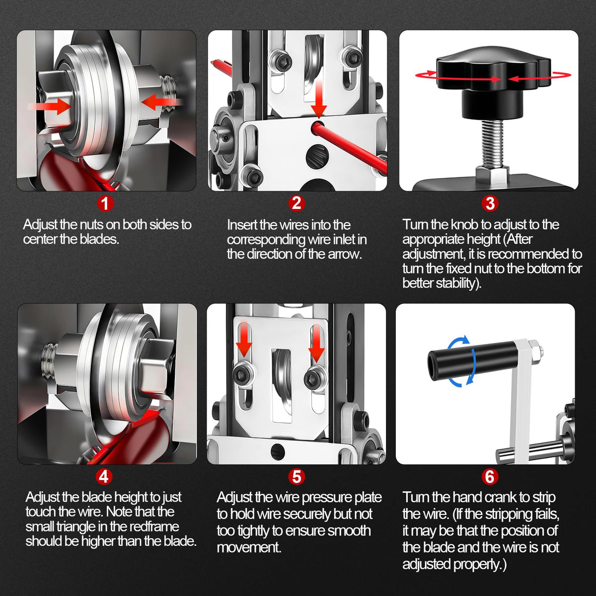 EXKRAEFT in-use view shows efficient scrap copper stripping.