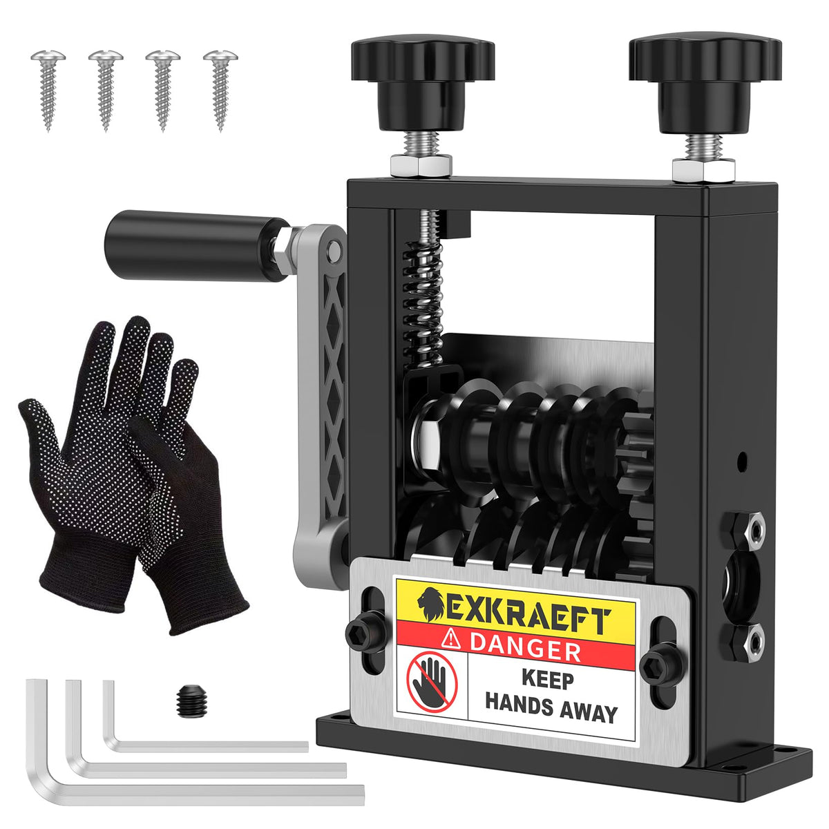EXKRAEFT Wire Stripper with manual-drill compatibility enabling flexible setups for a range of tasks.
