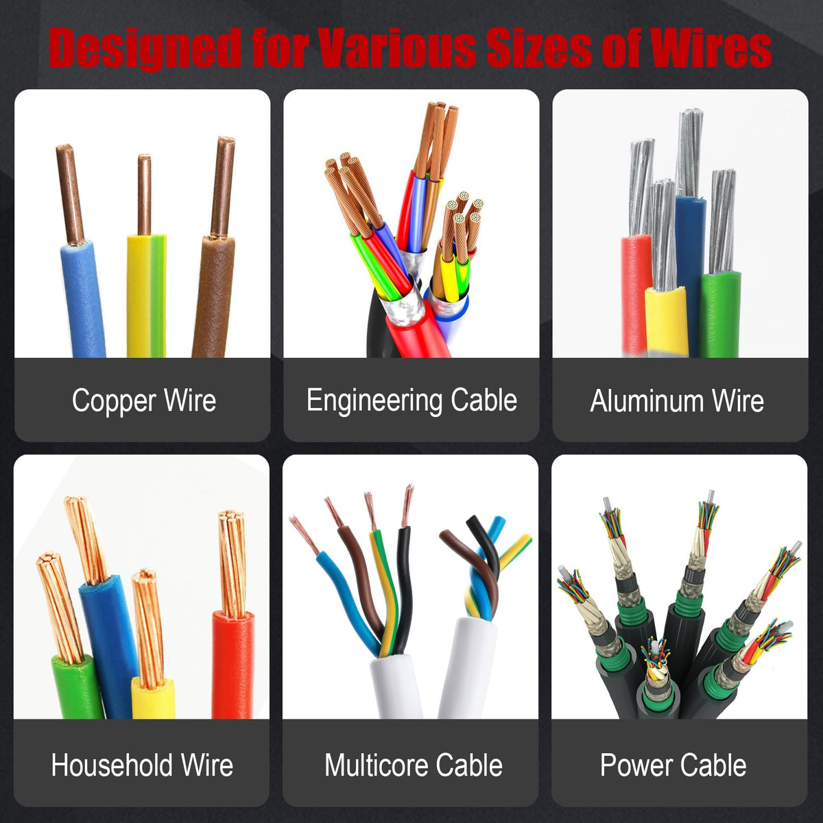 EXKRAEFT Scrap cable stripping tool aids efficient recycling workflows.