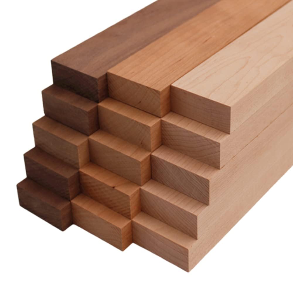Exotic Wood Zone walnut board close-up highlighting rich grain for precise hobby projects.