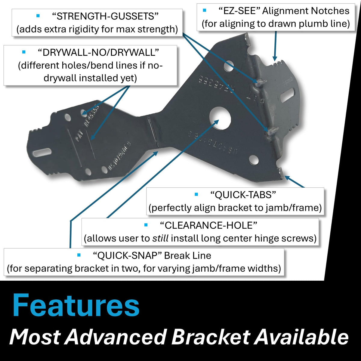 EXPR Bracket compatibility across interior and exterior doors