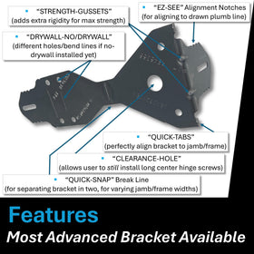 EXPR Bracket compatibility across interior and exterior doors