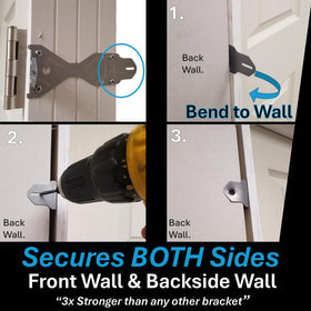 EXPR Bracket contents displayed, 60 brackets for multiple prehung door installs