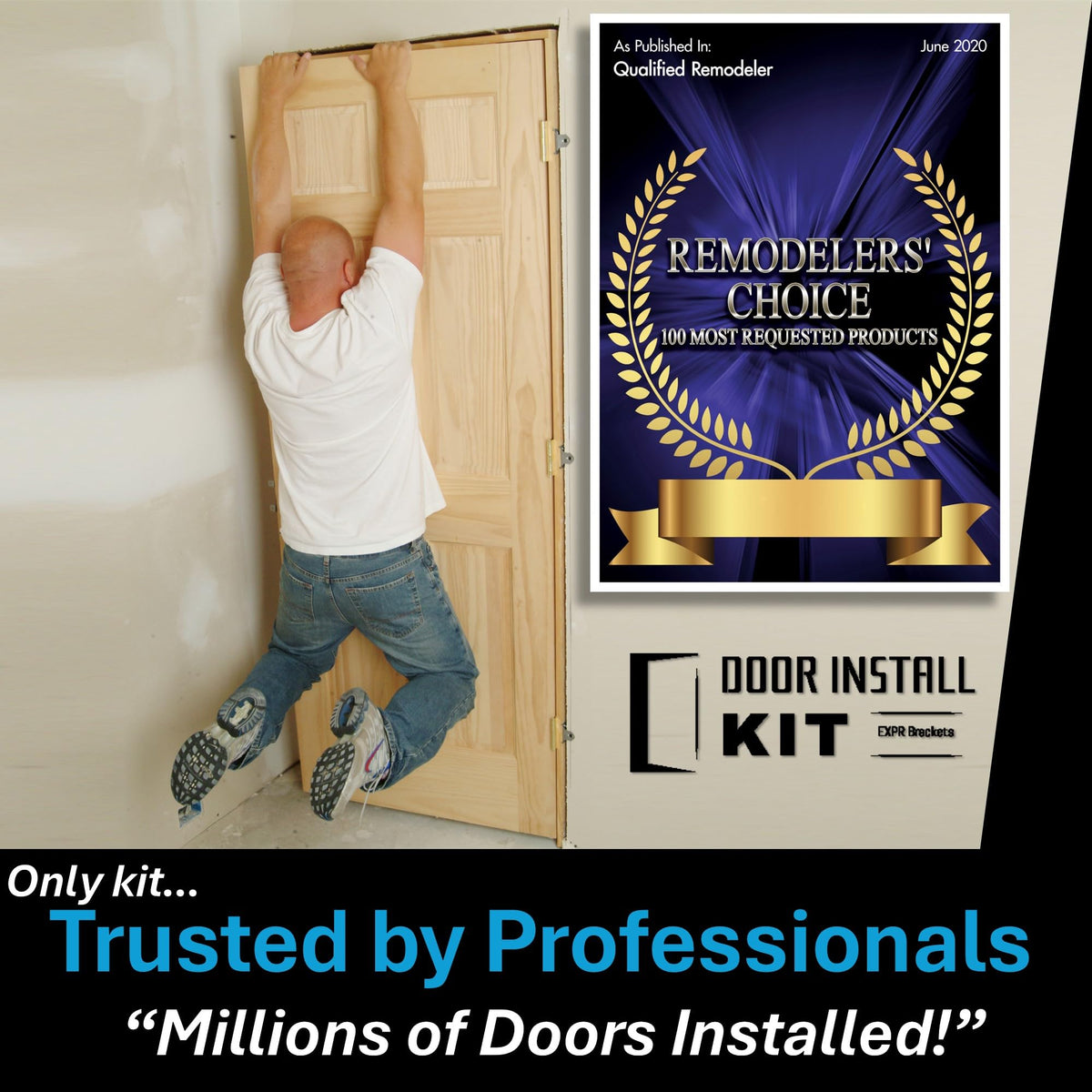 EXPR Bracket two-sided securing demonstrates balanced door support