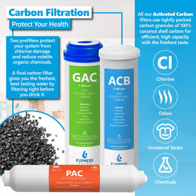 Express Water CSGIM5 sediment filter capturing sand, rust, and dirt efficiently.