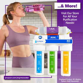 Express Water easy cartridge replacement keeps your whole house filtration running smoothly.