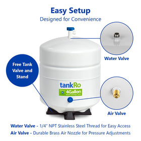 EXPRESS WATER tankRO RO132-4gal compact 15x12x12 fits under most cabinets