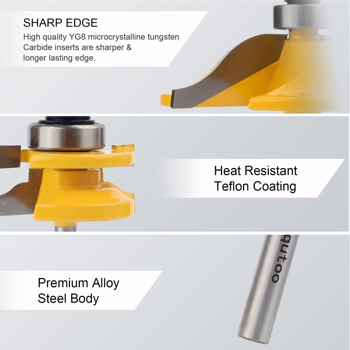 Exqutoo cabinet door milling setup in action for precise profiles.