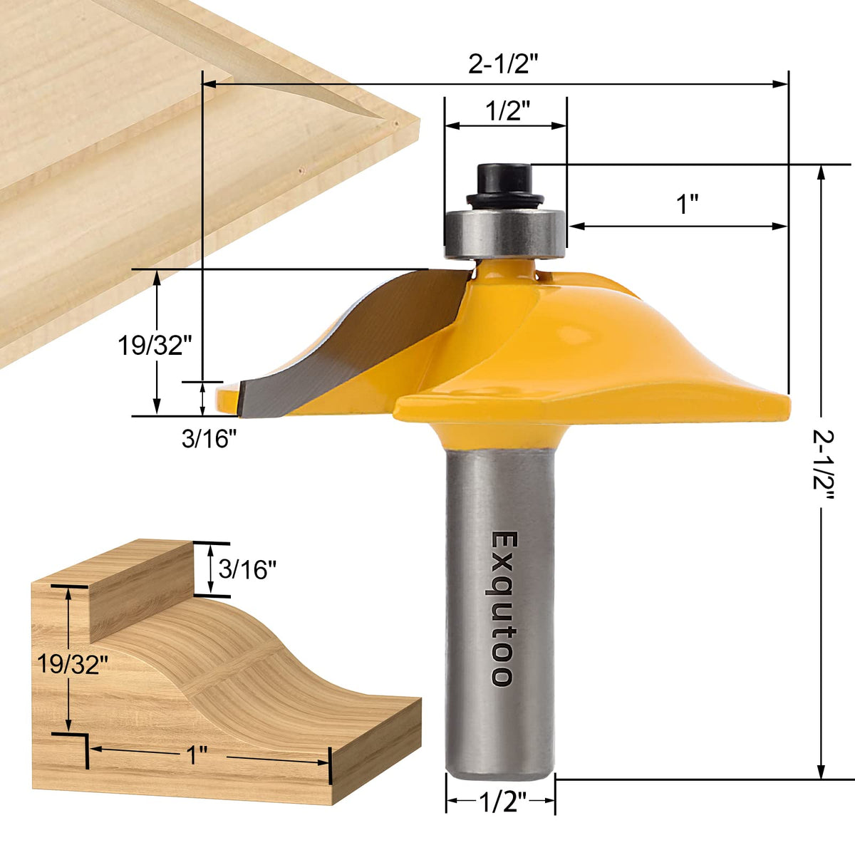 Exqutoo carbide inserts close-up, highlighting durability for long-lasting woodworking.
