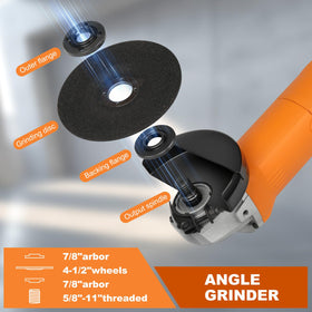 Extbtfor auxiliary handle improves control during work.