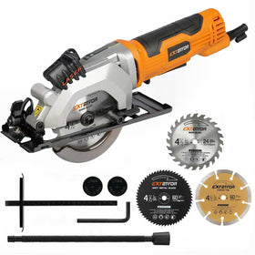 Extbtfor power circular saw with laser guide for precise cuts