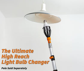 EXTEND-A-REACH bulb basket helps secure bulbs during changes.