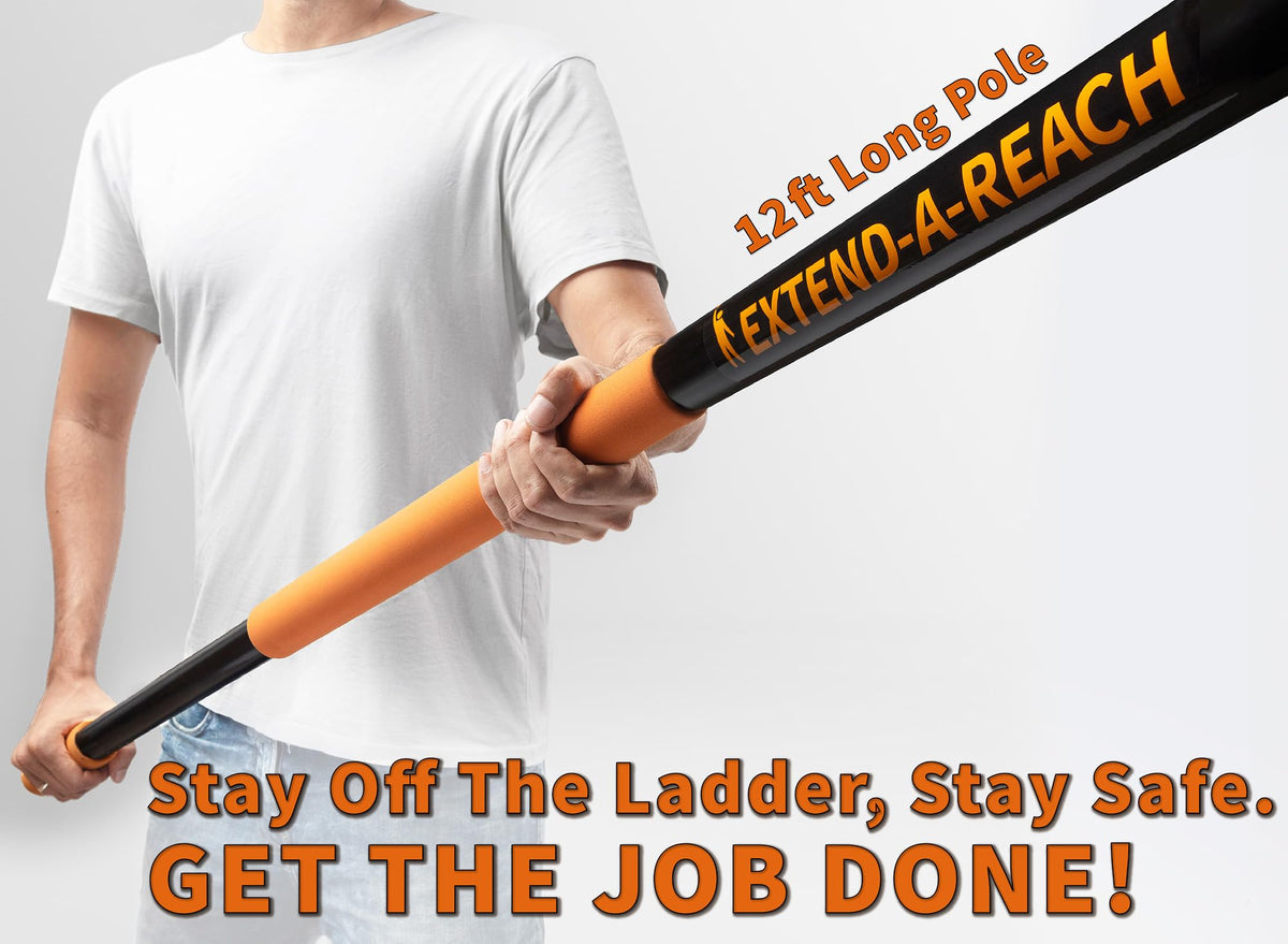 EXTEND-A-REACH suction cups gripping bulb surface securely for removal.