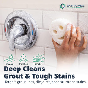 Power Paste bundle is acid-free and safe for sealed grout and colored tiles