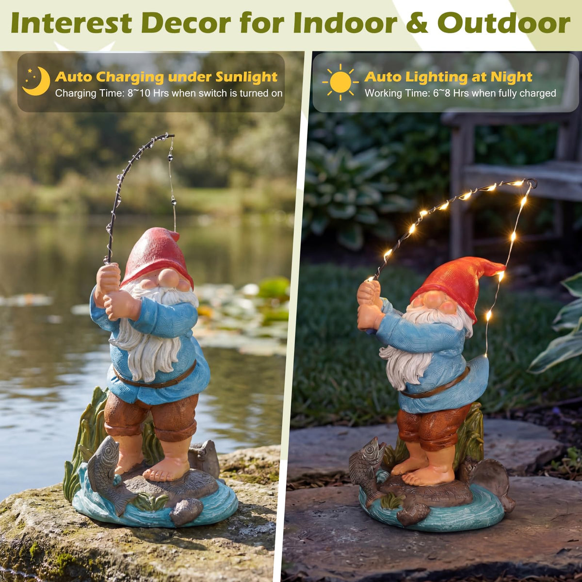 EXYGLO garden gnome makes a memorable housewarming gift.