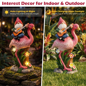 EXYGLO garden lawn display serving as a yard focal point