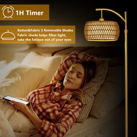 eyassi Arc Floor Lamp easy assembly without tools.