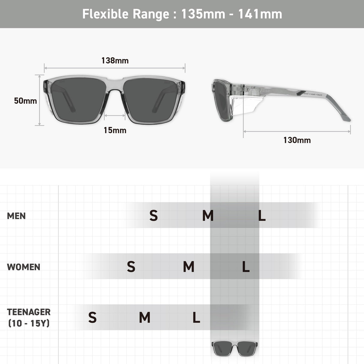 EYEGLAD VETRA bio-based Arkema G850HI frame for sustainable durability