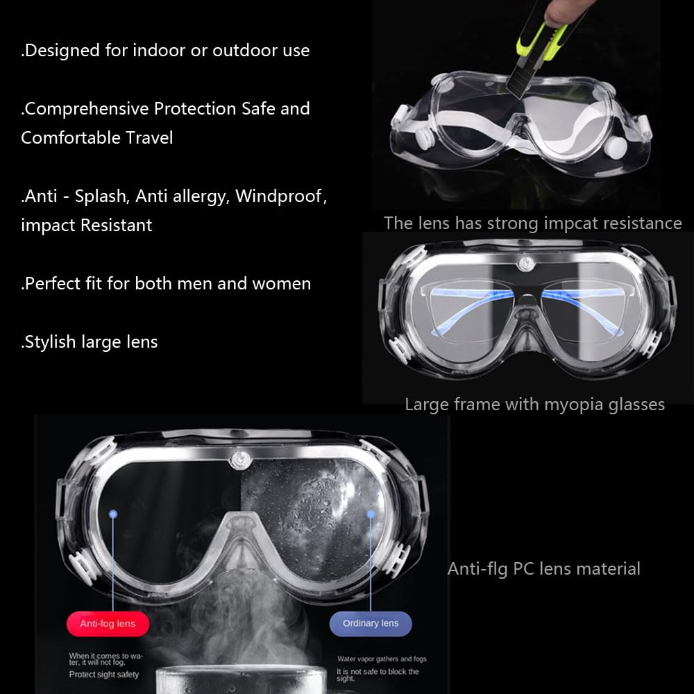 Eyeglasstor lab chemistry use goggles ideal for experiments.