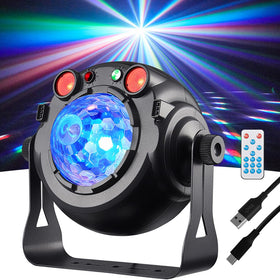 Eyeshot disco ball lights 5in1 brighten parties with rotating color effects