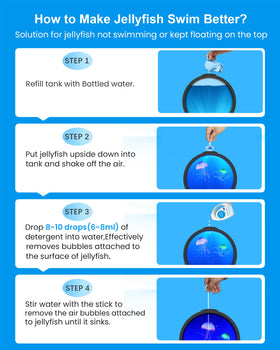 Eyesound Jellyfish Lamp gift-ready design appeals to kids and adults.