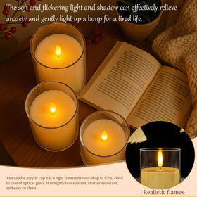 Eynshoo candles on mantel provide warm ambience in the living room