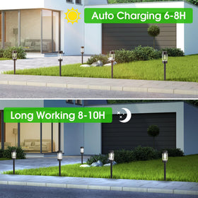 Eyrosa backyard decorative lights elevate patio and walkways with subtle glow after sunset.