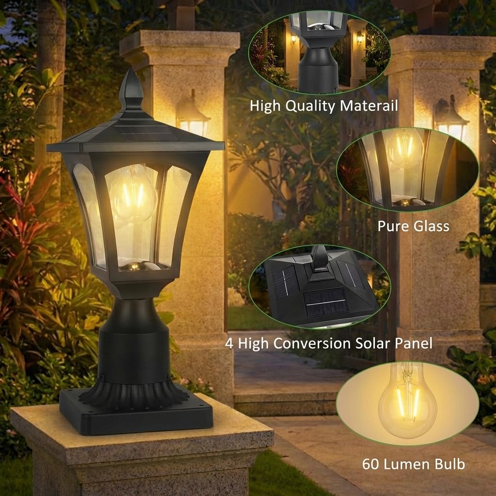 Dusk-to-dawn sensor showcases automatic operation for convenience and energy efficiency.