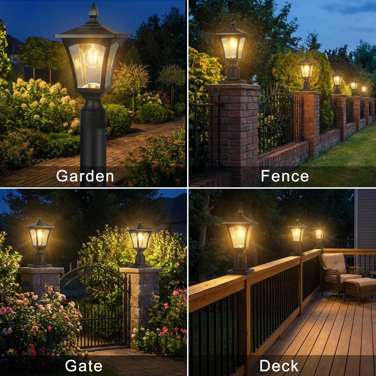 Easy 2-way installation to fit posts or flat surfaces for versatile setup.