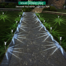 Eyrosa solar lights require no wiring and quick assembly for easy setup.
