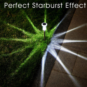 Eyrosa outdoor stake with auto on/off provides automatic illumination after dark for effortless evenings.