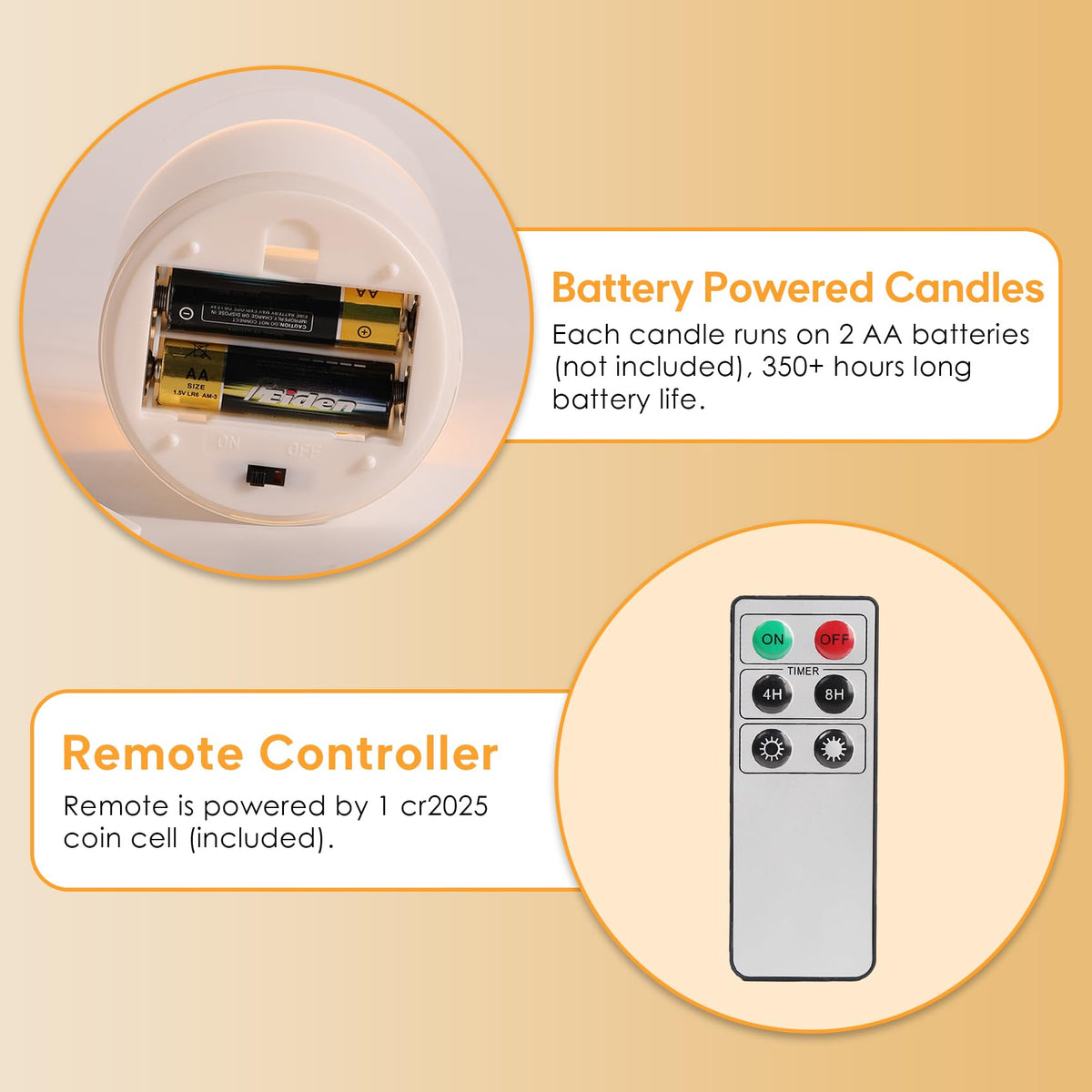 Eywamage battery-powered LEDs deliver long-lasting ambiance