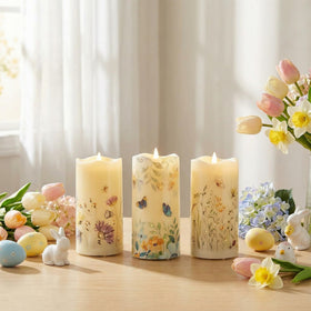 Eywamage decorative candle set perfect for centerpieces and gifts.