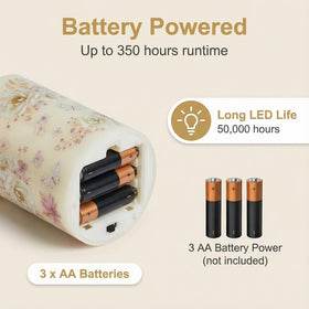 Eywamage fiber-optic candle remote control enables easy lighting.