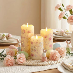 Eywamage floral butterfly three-piece set for versatile centerpieces.