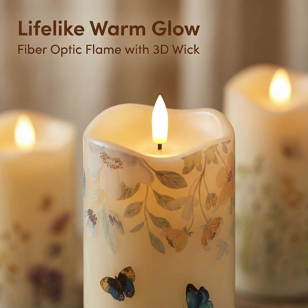 Eywamage remote timer candles simplify daily decor routines.