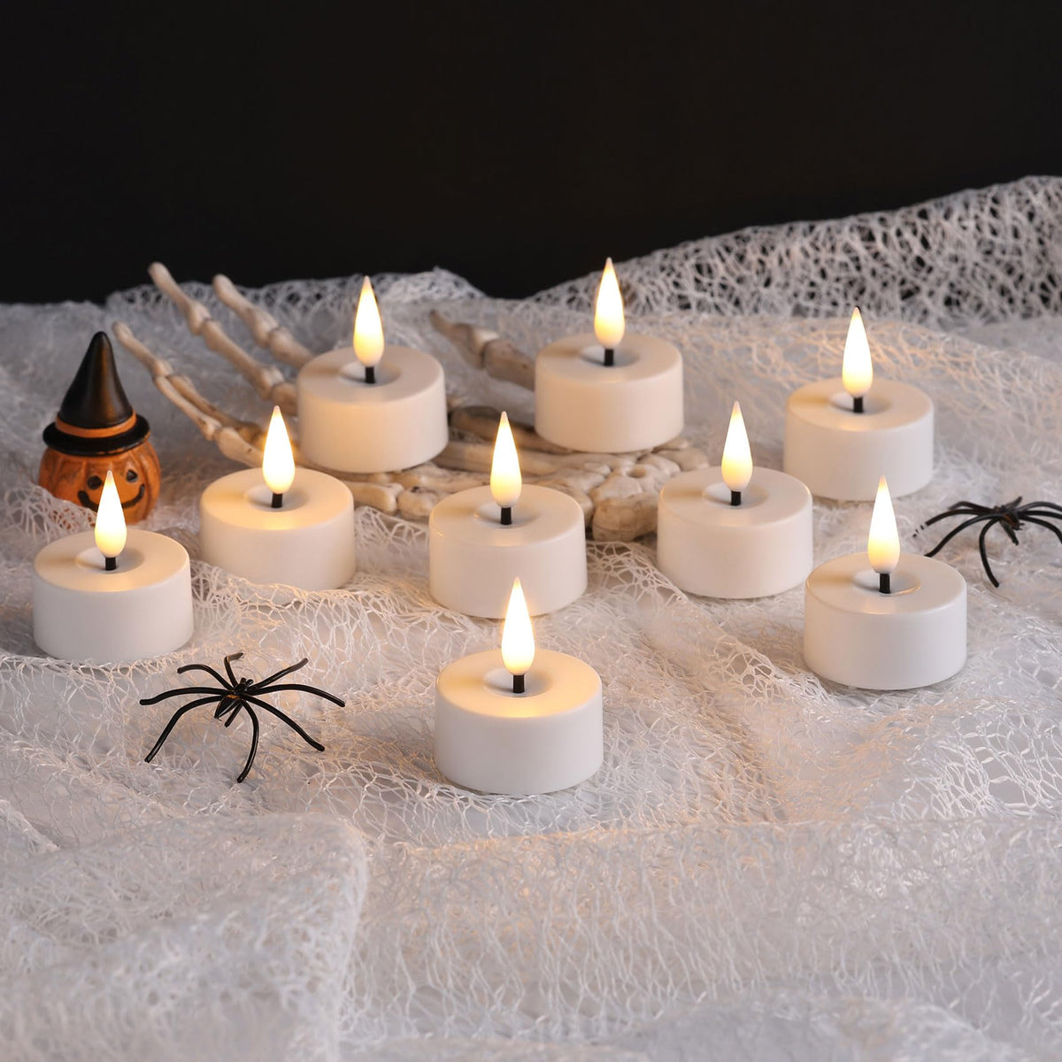 Eywamage romantic dinner tealight set offering soft candlelight safely