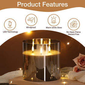 Eywamage safe no-mess candle designed for homes with kids and pets
