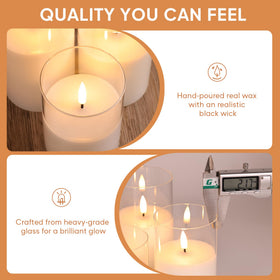 Eywamage flameless design reduces fire risk and mess for family-friendly decor