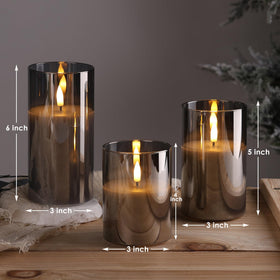 Eywamage flameless candles on a table create safe, mess-free mood lighting for gatherings.