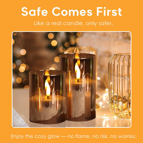 Eywamage candles feature 4/8-hour timers for customizable daily ambiance.