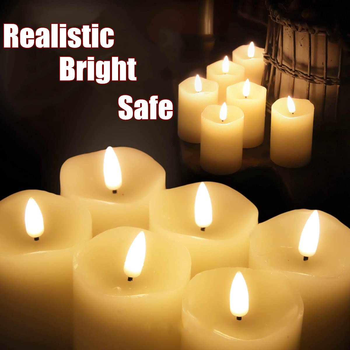 Eywamage unscented candles offer ambiance without overpowering aromas.