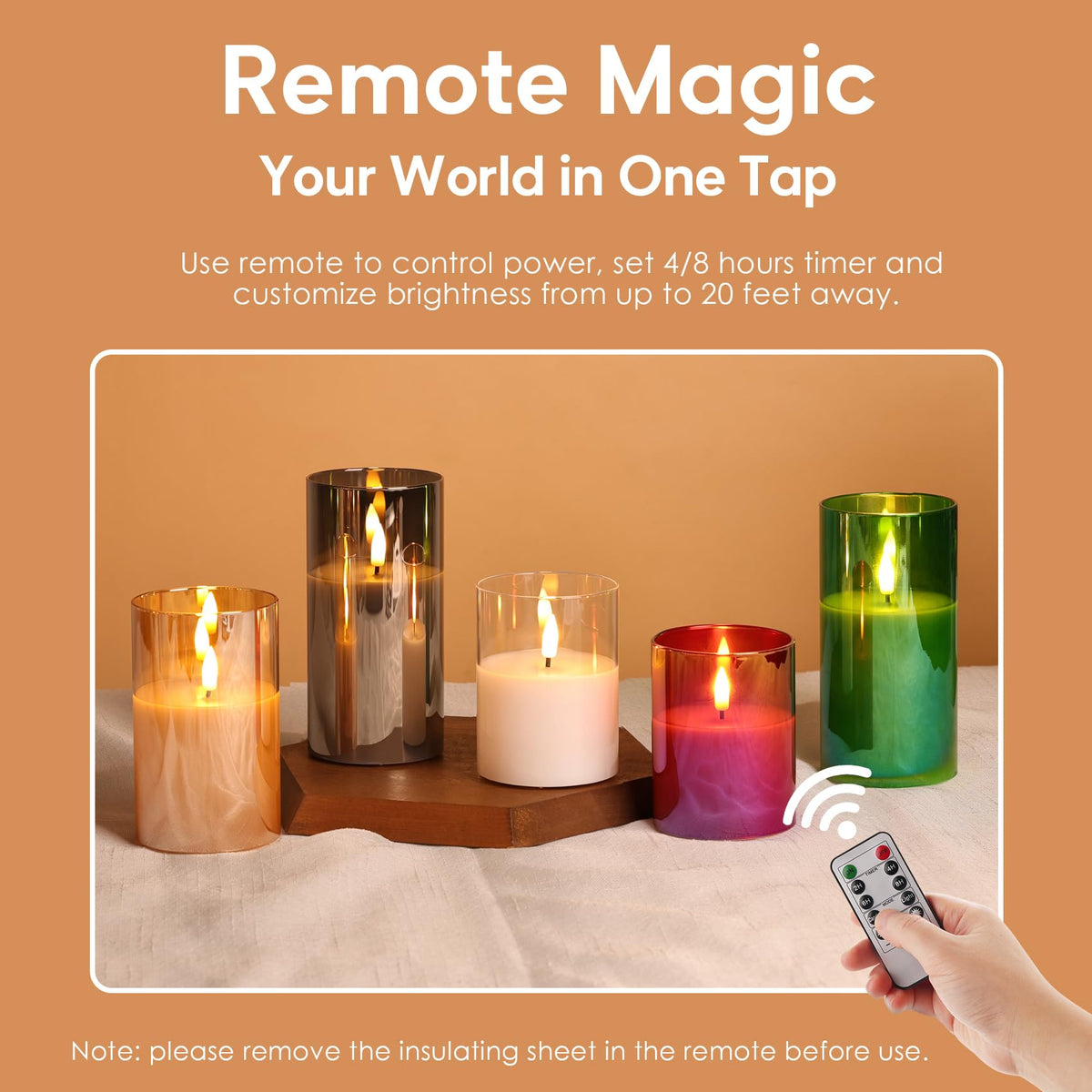 Eywamage candles suit weddings and holidays with versatile, elegant illumination