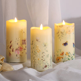 Eywamage 3-inch by 6-inch candles suitable for weddings and holidays.