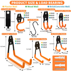 EZ COZY ladder holders keep bulky ladders easy to store without crowding floors.