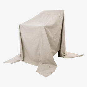 EZ DROP canvas drop cloth rolled for storage and easy transport